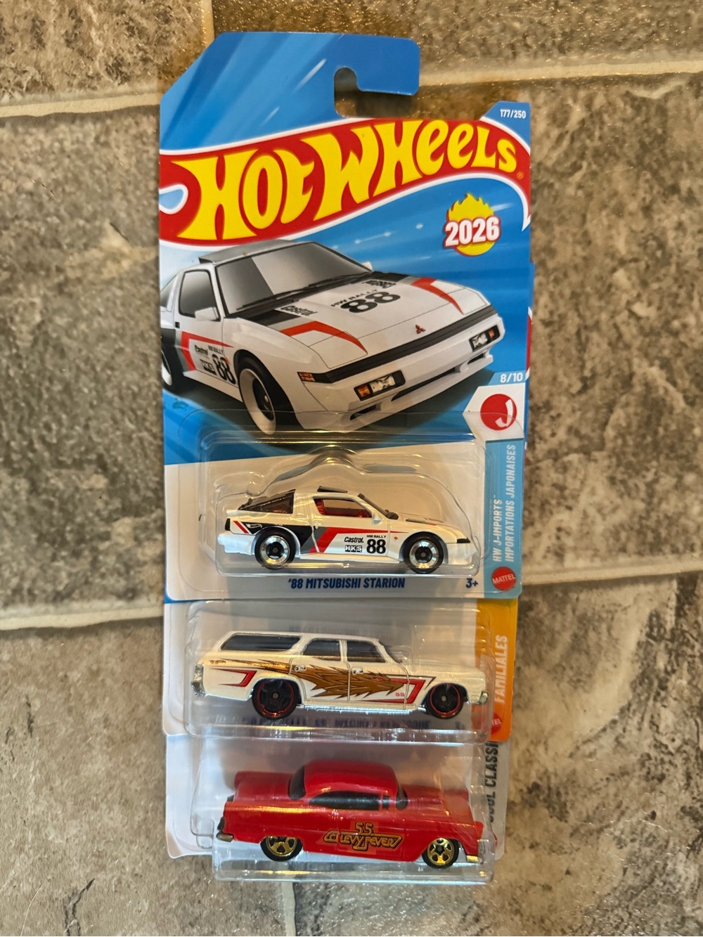 Hot Wheels 2026 '88 Mitsubishi Starion White Race Car